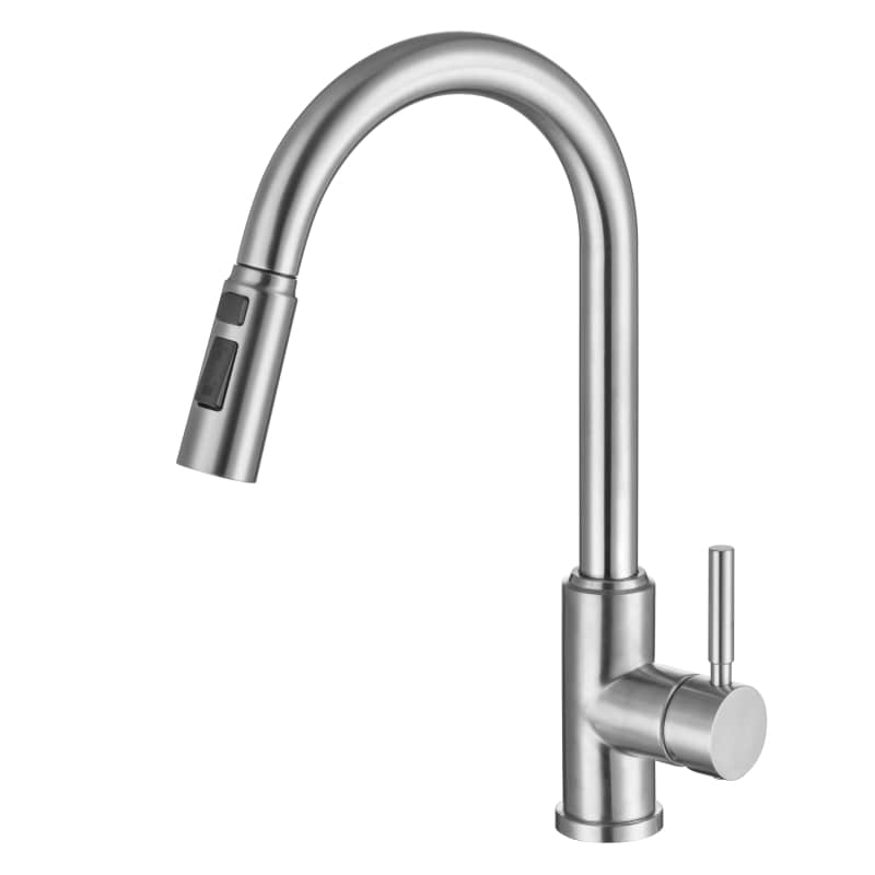 Pull-Down Single-Handle Kitchen Faucet with Sprayer 3 Modes