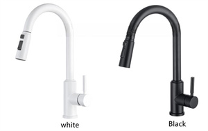 Pull-Down Single-Handle Kitchen Faucet with Sprayer 3 Modes