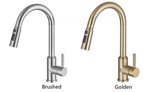 Pull-Down Single-Handle Kitchen Faucet with Sprayer 3 Modes