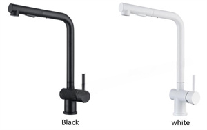 Commercial Style Pull-Out Kitchen Faucet with Dual Function Sprayer