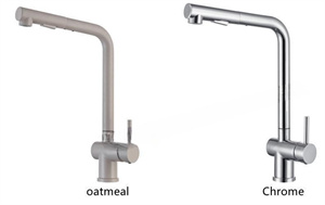 Commercial Style Pull-Out Kitchen Faucet with Dual Function Sprayer