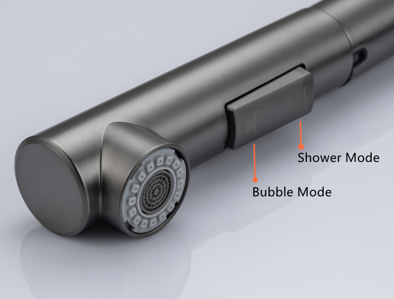 Stainless Steel Pull-Out Kitchen Faucet with Sprayer