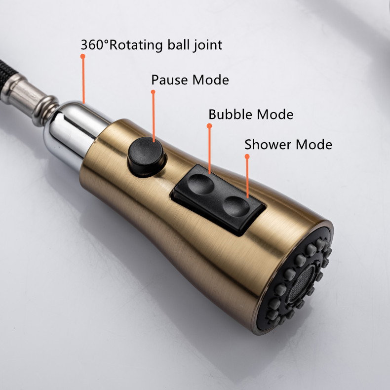 High-Arc Kitchen Faucet with Pot Filler and Pull-Down Sprayer