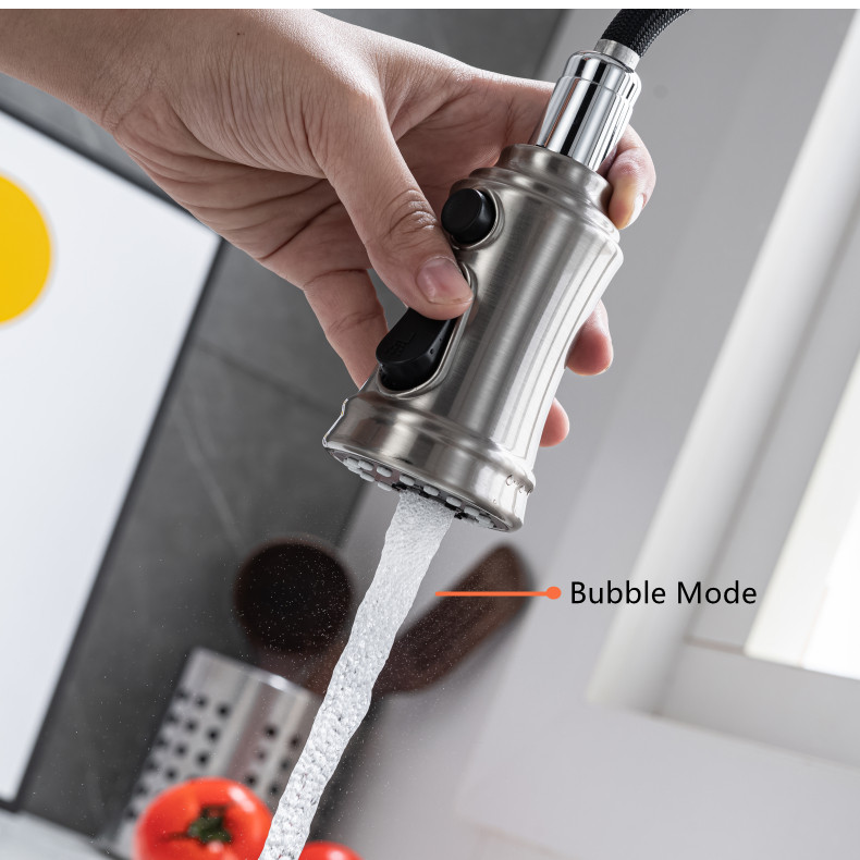 3-Mode Spray Kitchen Faucet with Easy