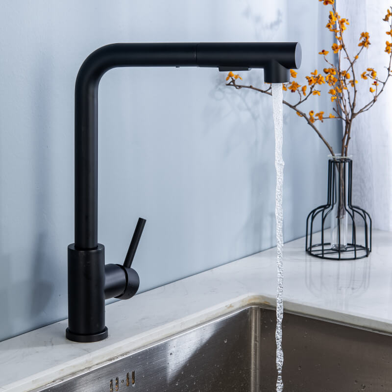 360-Degree Swivel Kitchen Faucet with Dual Function