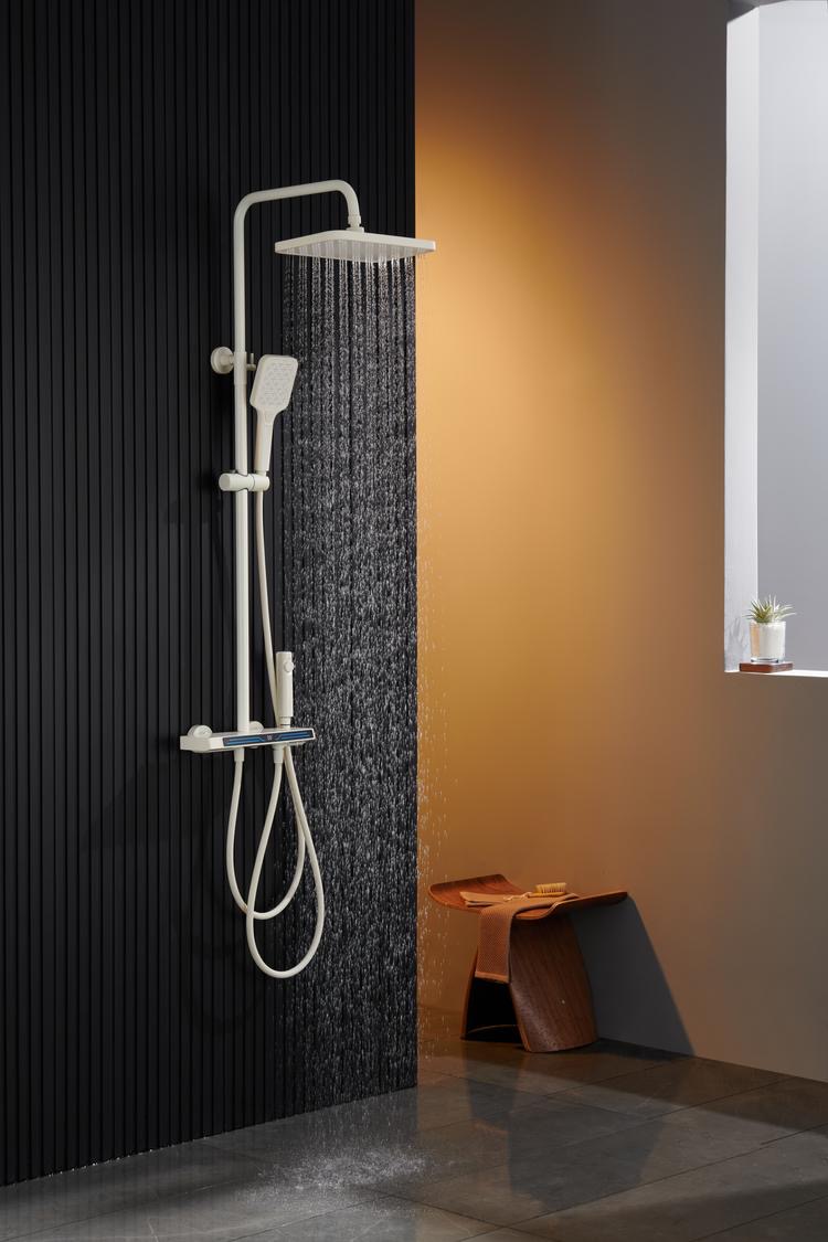 Shower Faucet Set Rainfall Shower System with High Pressure Handheld Shower