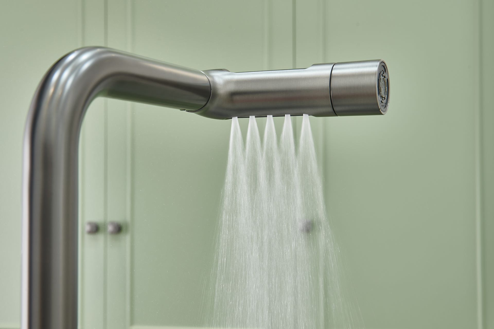 Gun Gray Modern Single Handle Kitchen Faucets