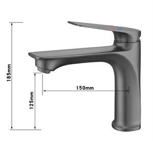 Lead-Free Single Handle Basin Faucet with Dual Control - Eco-Friendly Choice