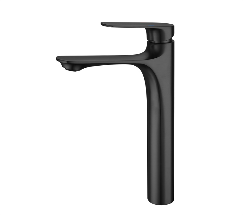 Tall Waterfall Spout Bathroom Faucet Single Handle One Hole Mixer Tap